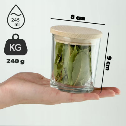 Glasbeholdere til Snacks Sæt med 3 stk Transparent