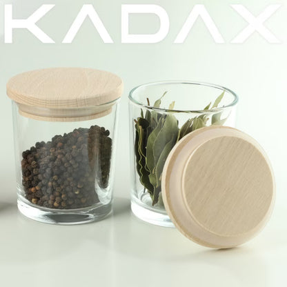 Glasbeholdere til Snacks Sæt med 3 stk Transparent