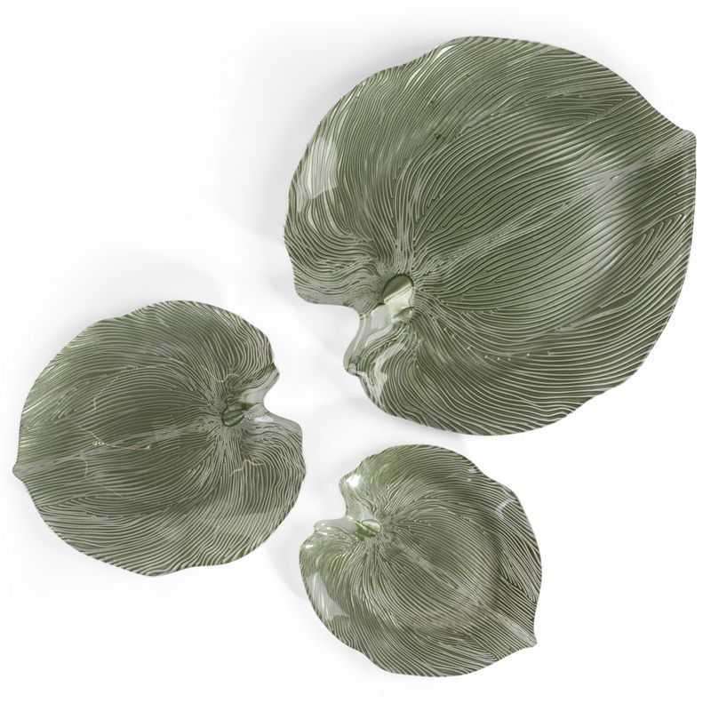 Glasfad Monte 38x34 cm Grøn