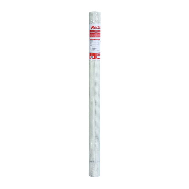 Glasfibernet Armeringsnet til Vinduer 1x5 m Hvid