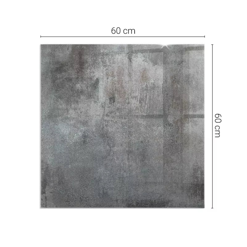 Glasgulvplade 60x60 cm Grå