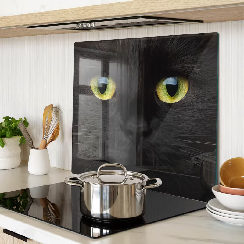 Glaskærebræt Katteøjne 60x52 cm Hærdet Glas