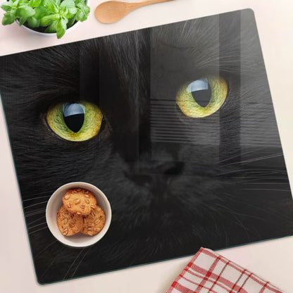 Glaskærebræt Katteøjne 60x52 cm Hærdet Glas