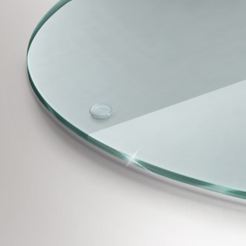 Glastrærebræt Rund Ø30 cm Transparent