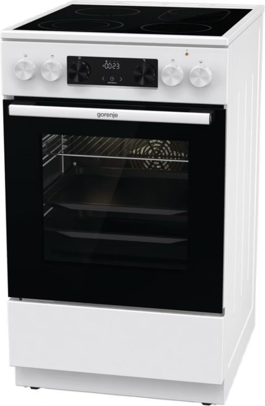 Glaskeramisk Komfur GECS5C70WA 50 cm Hvid