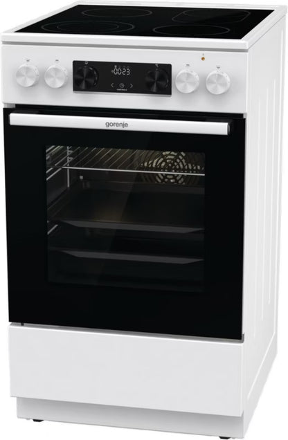 Glaskeramisk Komfur GECS5C70WA 50 cm Hvid
