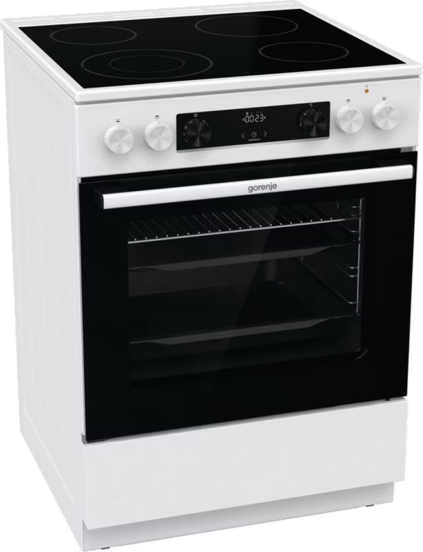 Glaskeramisk Komfur GECS6C70WC 60 cm Hvid