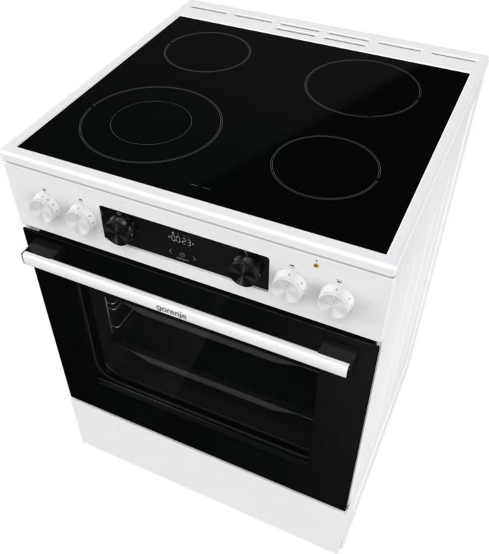 Glaskeramisk Komfur GECS6C70WC 60 cm Hvid