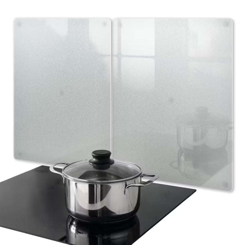 Glasplade 40x52 cm Frostet Glas 2 Stk.