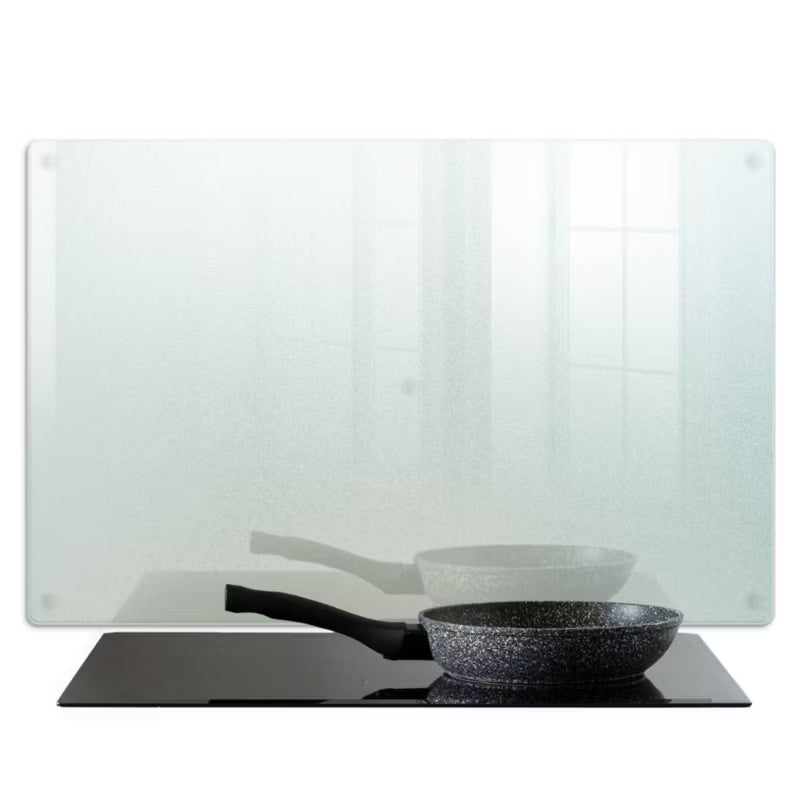 Glasplade 80x52 cm Frostet Glas
