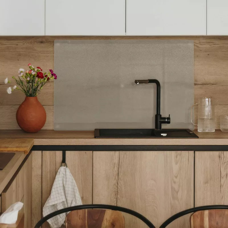 Glasplade 80x52 cm Frostet Glas