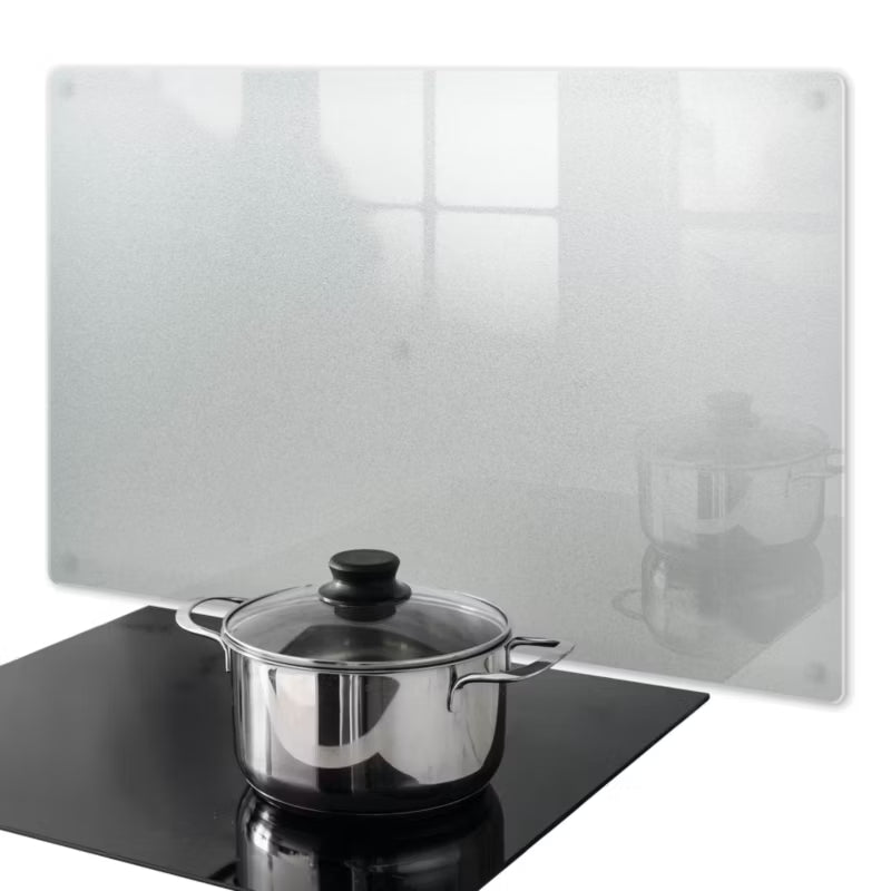 Glasplade 80x52 cm Frostet Glas