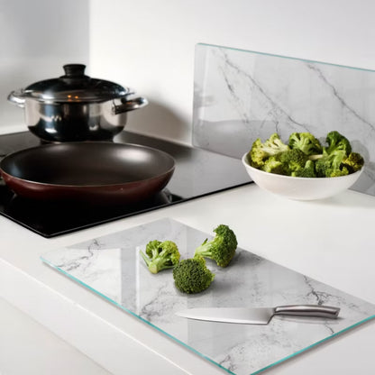 Glasplade Marmor 30x52 cm 2 Stk.