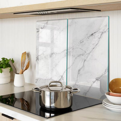 Glasplade Marmor 30x52 cm 2 Stk.