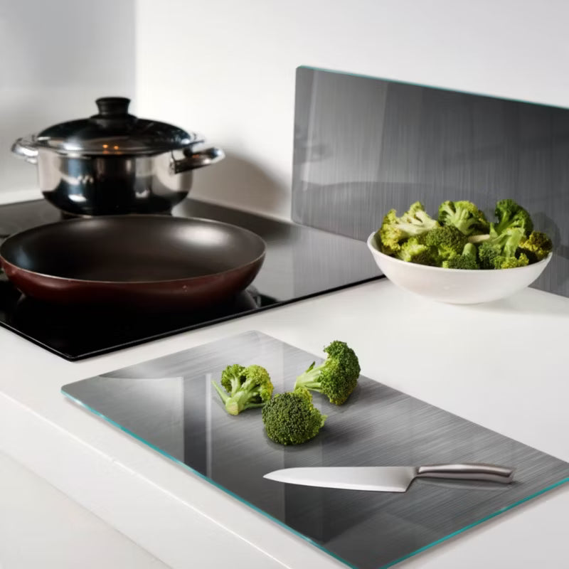 Glasplade Metal Motiv 30x52 cm 2 Stk.