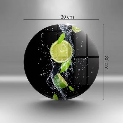 Glasskærebræt Rund Ø30 cm Multifunktionel