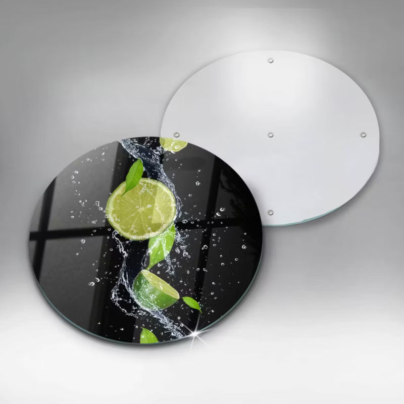 Glasskærebræt Rund Ø30 cm Multifunktionel