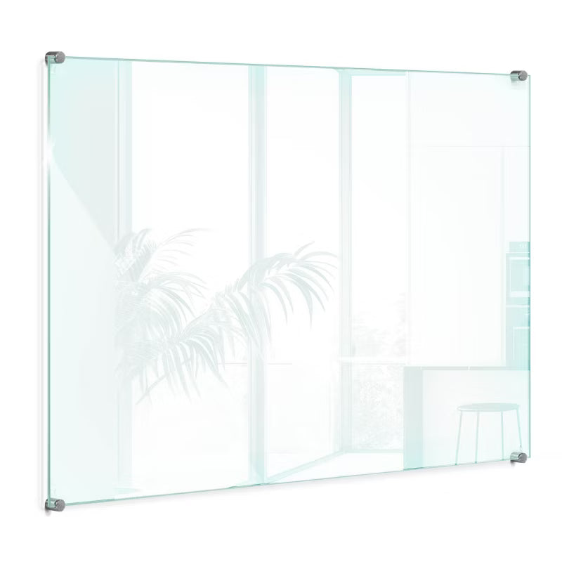 Glasstænkplade 80x60 cm Transparent