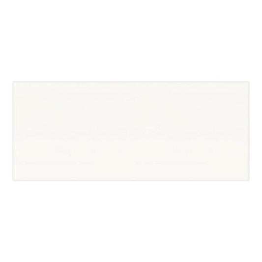Glasur 30 x 60 cm hvid blank 1,8 m²