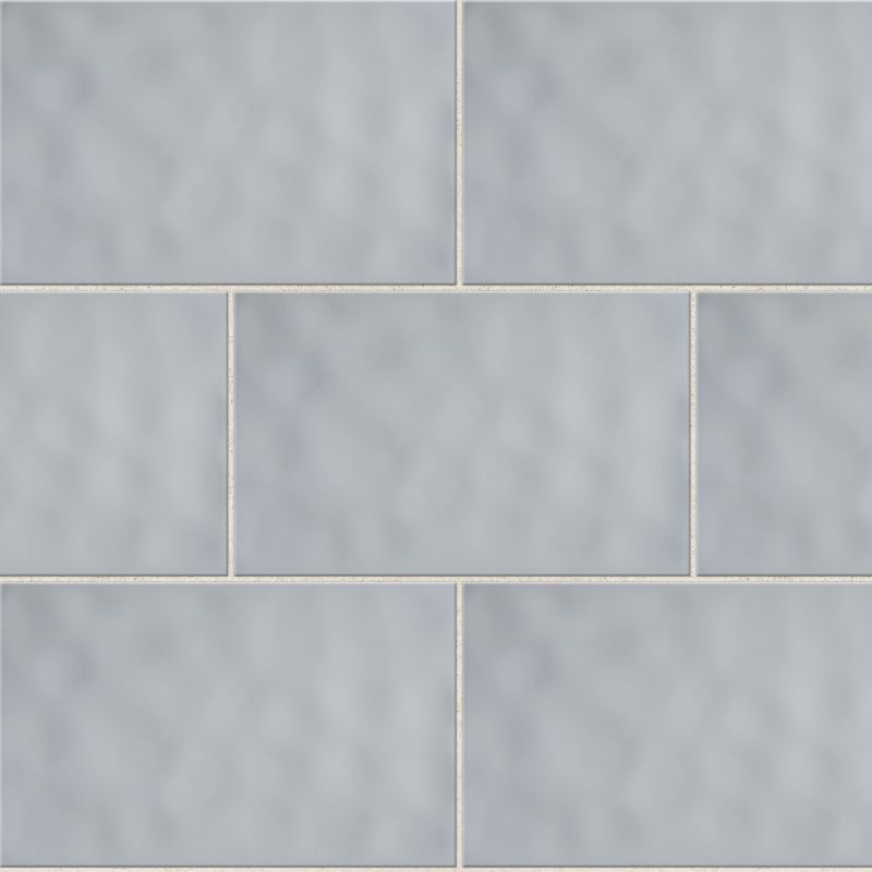 Alexandrina GoodHome glaserede vægfliser 25 x 40 cm white ripple 1,2 m²