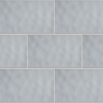 Alexandrina GoodHome glaserede vægfliser 25 x 40 cm white ripple 1,2 m²