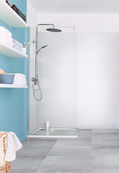 Aragone GoodHome glaserede vægfliser 30 x 90 cm hvid 1,35 m²