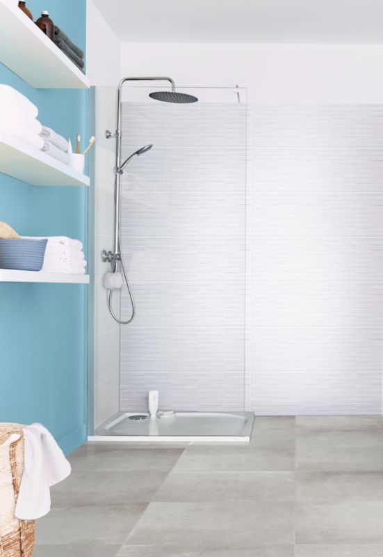 Aragone GoodHome glaserede vægfliser 30 x 90 cm hvid 1,35 m²