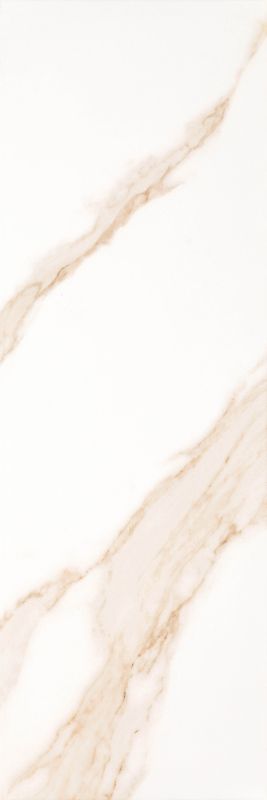 Calacata gulvfliser 25 x 75 cm gylden 1,5 m2