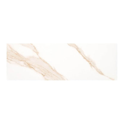 Calacata gulvfliser 25 x 75 cm gylden 1,5 m2
