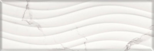 Calacatta glaserede fliser 25 x 75 cm Onda 1,5 m²