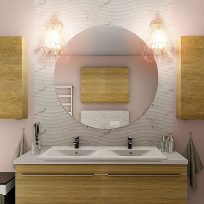 Calacatta glaserede fliser 25 x 75 cm Onda 1,5 m²