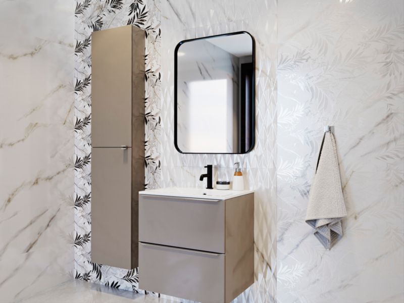 Carrara glaseret flise 31,6 x 90 cm satin 1,138 m2