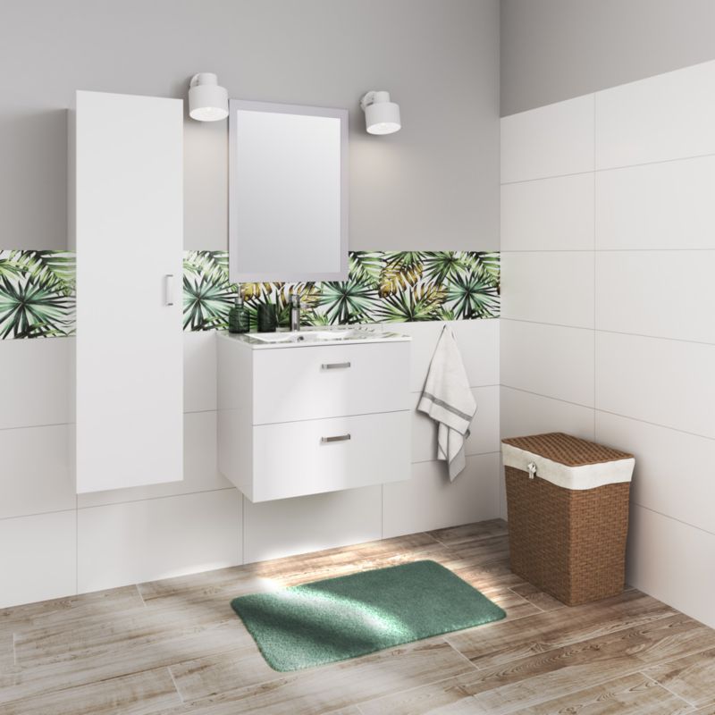 Ceramstic glaseret flise 30 x 60 cm hvid 1,44 m²