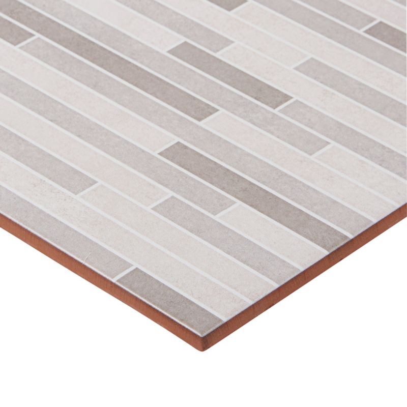 GoodHome Cimenti glaserede fliser 25 x 40 cm lys grå muret 1,2 m²