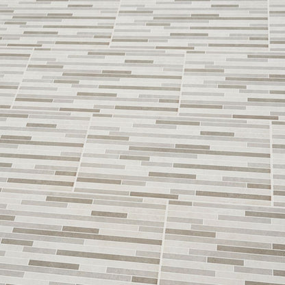 GoodHome Cimenti glaserede fliser 25 x 40 cm lys grå muret 1,2 m²
