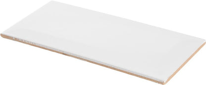 Colours Trentie glaserede vægfliser 10 x 20 cm hvid 0,8 m²