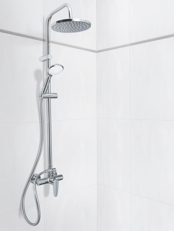 Colville GoodHome glaserede fliser 30 x 60 cm hvid 1,44 m²
