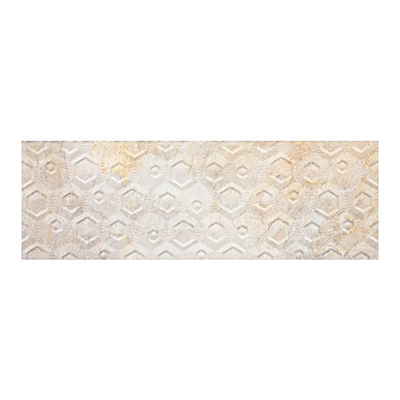 Etnic Paradyż glaseret flise 25 x 75 cm beige struktur