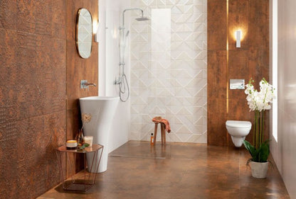 Finestra Arte glaseret flise 29,8 x 74,8 cm hvid 1,34 m2