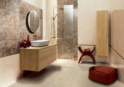 Fiorino Arte beige glaseret flise 30,8 x 60,8 cm 1,12 m²