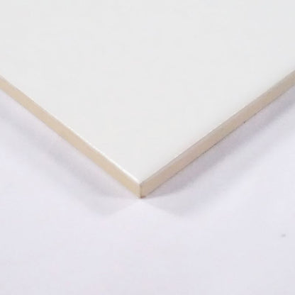 GoodHome Glina glaserede fliser 10 x 10 cm hvid 0,5 m²