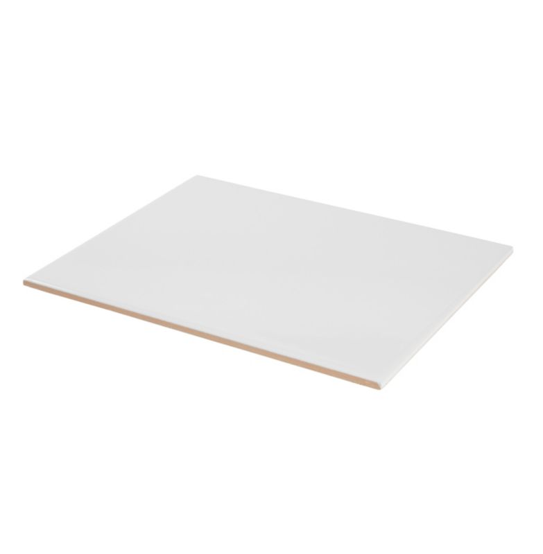 GoodHome Spezie glaseret flise 20 x 25 cm hvid