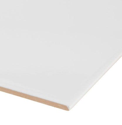 GoodHome Spezie glaseret flise 20 x 25 cm hvid