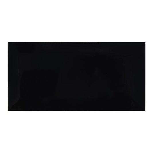 GoodHome Trentie glaserede vægfliser 10 x 20 cm sort 0,8 m²