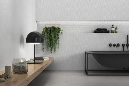 Hardy glaseret flise 24,5 x 74,5 cm blanco 1,45 m²