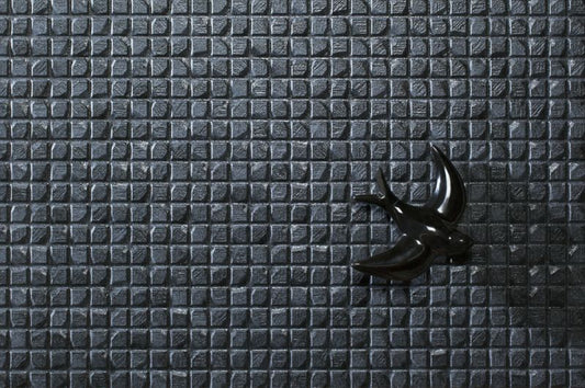 Hardy glaseret flise 24,5 x 74,5 cm negro struktur 1,45 m²