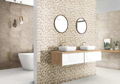 Klara glaseret flise 25 x 40 cm beige 1,5 m²