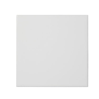 Leccia glaserede fliser 15 x 15 cm hvid 1 m²