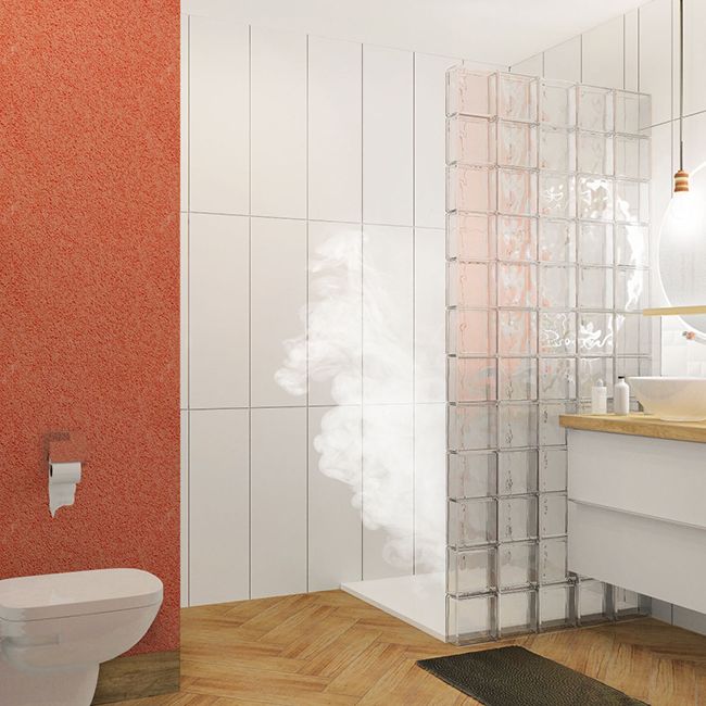 Marika glaseret flise 29 x 89 cm hvid satin 1,29 m²