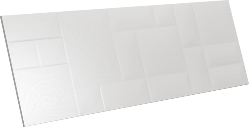 Marika glaseret flise 29 x 89 cm hvid struktur 1,29 m²